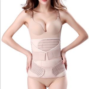 3 in 1 postpartum support recovery belly wrap
